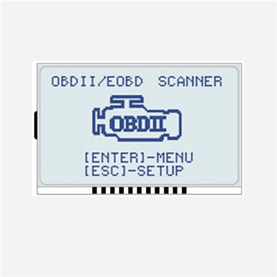 Automobile fault detector diagnostic instrument LCD liquid crystal display STN dot matrix black and white screen