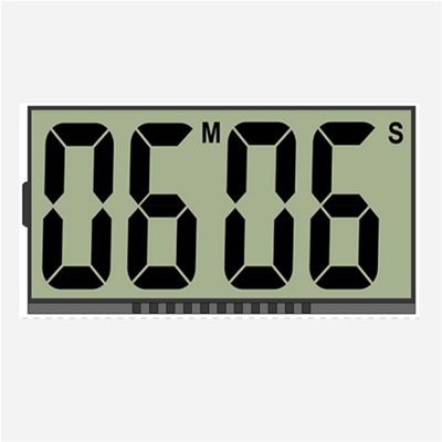 Timer timer LCD LCD screen display black and white segment code screen customization