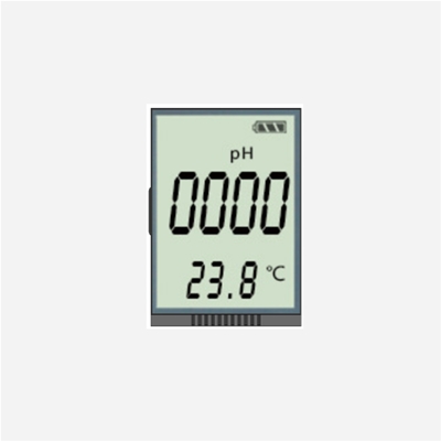 PH value test pen tester tester LCD screen display TN black and white screen segment code screen