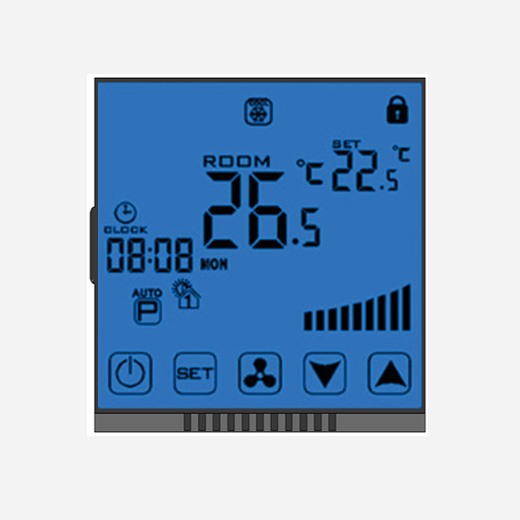 Thermostat LCD LCD screen remote control display TN segment code black and white screen