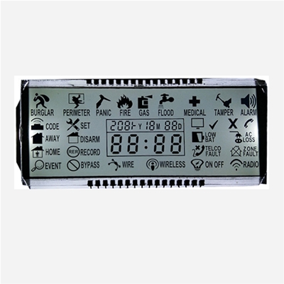 Security access control LCD LCD screen HTN segment code display