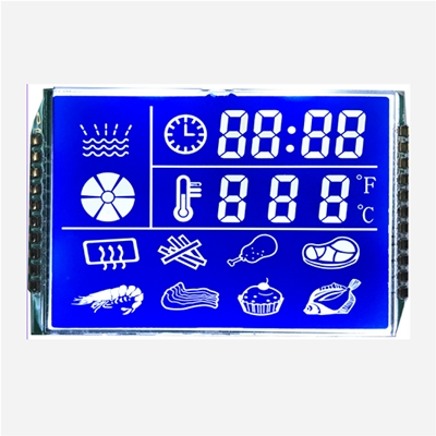 Refrigerator LCD LCD display custom HTN blue background white field code screen