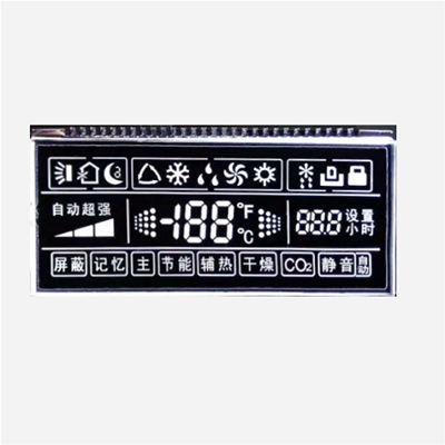 Thermostat LCD LCD screen temperature and humidity controller display custom VA segment code black and white screen