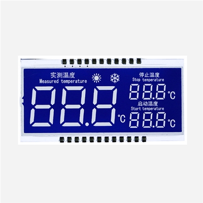 Temperature and humidity controller LCD display custom LCD screen black and white segment code screen