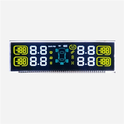 FSTN negative display dual compensation (DFSTN) display