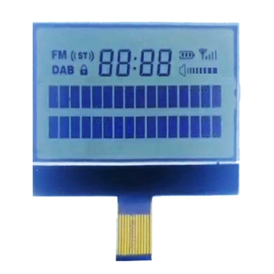 STN gray mode translucent segment code + dot matrix COG LCD screen