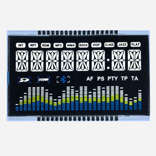 Car audio LCD LCD screen segment code screen VA black and white screen color screen