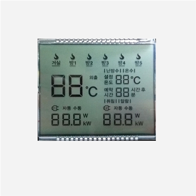Oven LCD LCD display black and white broken code screen manufacturers professional mold customization